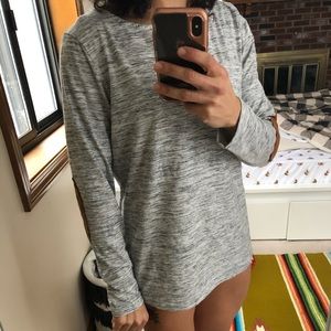 Cupshe Elbow Patch back Button Shirt - sz small